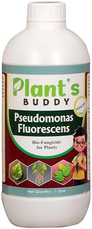 PLANT'S BUDDY Pseudomonas Fluorescens Liquid - 1Litre (2×10⁹ CFU/ml) | Natural Bio-fungicide for plants home garden for Broad-Spectrum Fungal Disease Control | Bio - fungicide | Easy Application