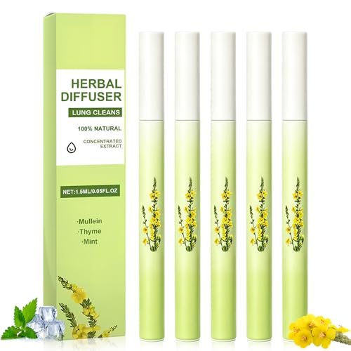 5 Stück Mullein Kräuter-lungenreiniger Lungenreinigung Inhalator