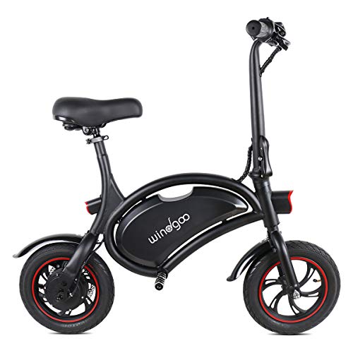 Windgoo Vélo Électrique Pliant, 12" City E-Bike Adulte Pliant, Puissant Moteur 350W, Vitesse jusqu'à 25 km/h, 15km la Longue Portée, 36V 6.0Ah Batterie Lithium Rechargeable, Non Pédale