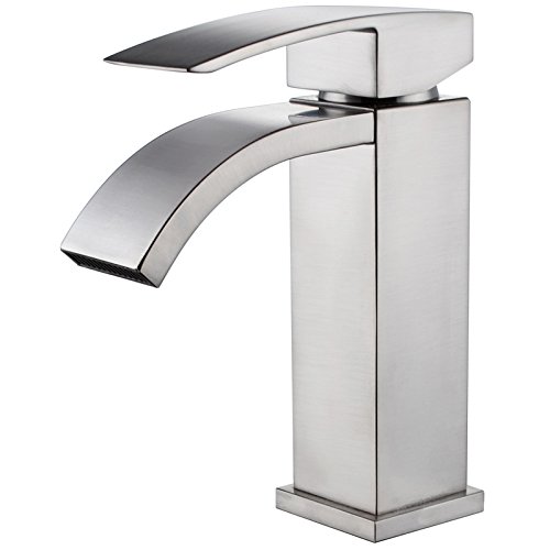 Robinet monotrou pour piscine de lavage de salle de bain et grand bassin d'eau