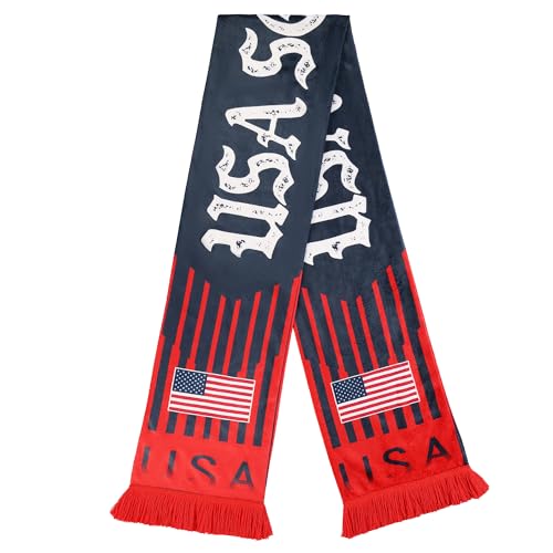 OUEST - OUEST Official World Cup 2026 Edition - 60 inch Soft & Brightly Colored Scarf for Soccer Fans