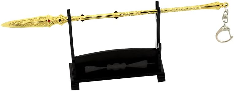 God of War Ragnarök Kratos' Draupnir Figuras de acción de lanza juego de juguetes colección llavero regalo escritorio decoración mochila colgante