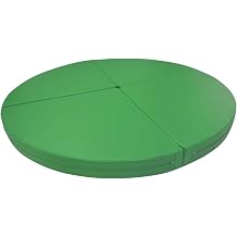 Round Pole Dance Crash Mat 4in Thick Cushioned Floor Pad for Home Gym