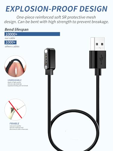 Câble de charge pour écouteurs Langsdom BE17 cordon USB magnétique conduction osseuse - 4