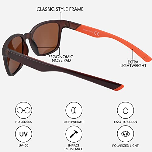 Image of ZENOTTIC Polarized Sunglasses for Men UV400 Protection Square Sun Glasses