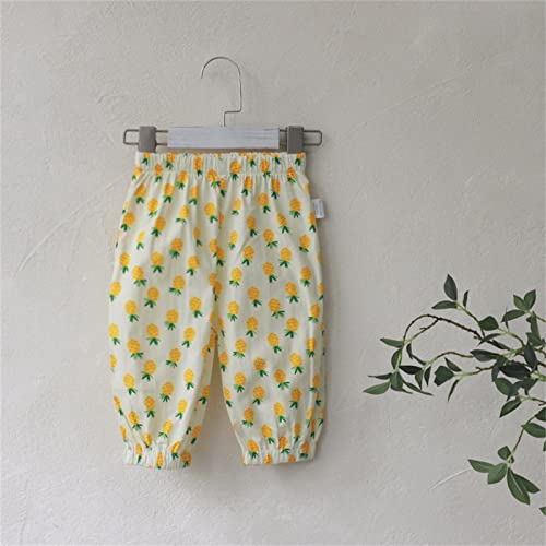 Calças infantis para bebês meninas meninos algodão verão calças compridas moda casual joggers tamanh