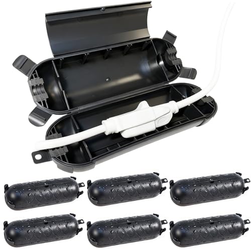 Connecteur de protection de cordon d'extension étanche pour jardin et prise électrique de Noël