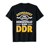 Cooles lustiges Design mit: Ostprodukt - 100% Qualität - Hergestellt in der DDR!! Text Lustiger Spruch! Tolles Geschenk für alle Ostdeutsche. Für alle die Humor & Spaß Rund um DDR verstehen.