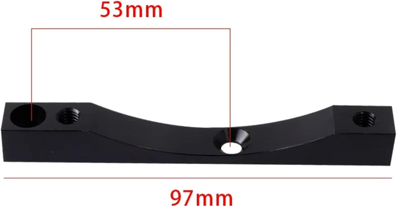 Brake HB100 Adapter Kit Compatible with Xiaomi M365 and Pro 1S Pro2 Electric Scooter Disc Brake Caliper Mount Adapter Accessories ( Color : Black )