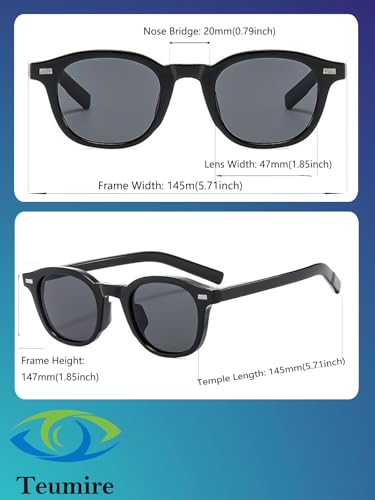 Classic Small Round Sunglasses for Women Men Retro Circle Style Tinted Sun Glasses 6