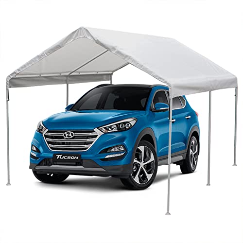 King Canopy Universal Canopy 10-Feet By 13-Feet, 1 3/8-Inch Steel Frame, 6 Leg, Quick Shade, Camping, Boat Shelter, Events, Party Tent, Carport, White, C61013Pc #TOP17