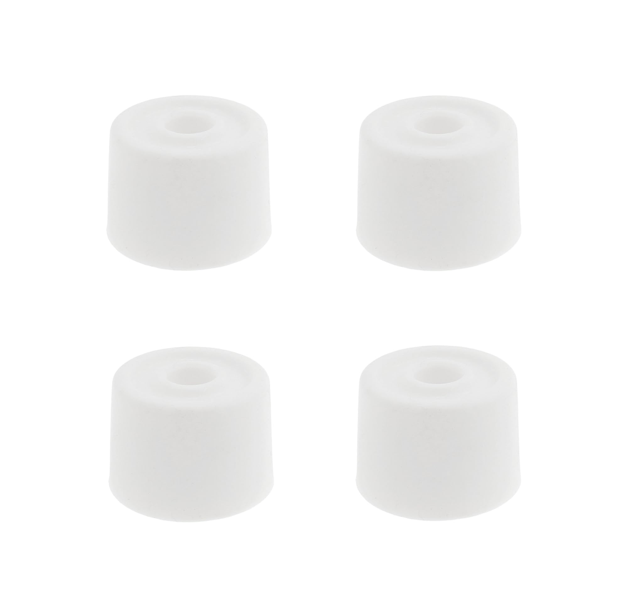 Lifeswonderful - 4pcs Silicone Rubber Door Stops or Screw-On Feet, Buffers, Stoppers - 35mm Diameter - White - Image 3