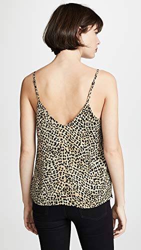Cupcakes And Cashmere Women's Jordane Button Leopard Top, Dusty Olive, Medium #TOP2