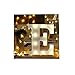 Produktbild ODJOY-FAN 26 Englisch Brief Licht LED Letter Light Alphabet LED Beleuchtung Licht Oben Weiß Kunststoff Briefe Stehen Hängend A-M Wohnaccessoires Lichter Zubehör (E,1 PC)