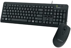 Gigabyte GK-KM5200 Slim Type USB Keyboard and Mouse Combo Set