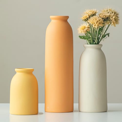 10.4 inches Tall Decorative Ceramic Vase Set...