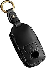 ZANEKO Key Case Compatible with Toyota Raize Roomy Key Cover Compatible with Daihatsu Rocky New Taft Tanto Custom Smart Key Case Thor Genuine Leather Key Holder
