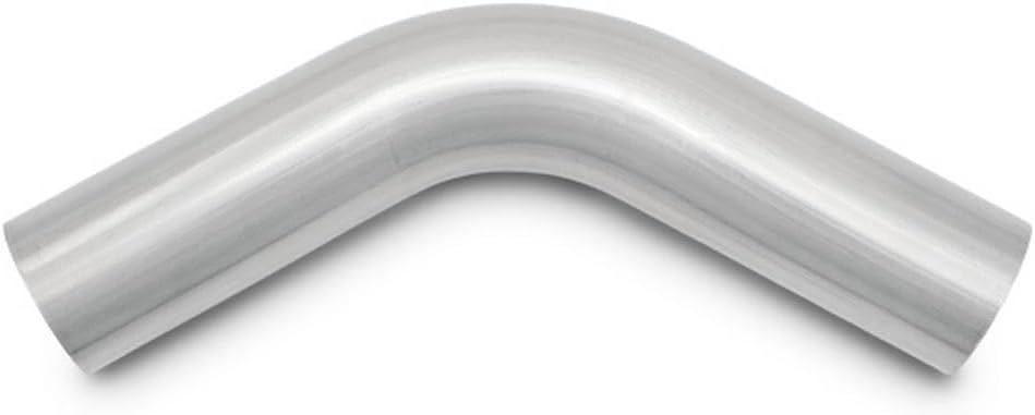 Vibrant Performance Power 13068 Tubing, Mandrel Bend, 60 degree, 304 Stainless Steel, Natural, 16 gauge, 2.25 in. Outside Diameter, 3.375 in. Centerline Radius, 6.00 in. x 6.00 in. Leg Length, each