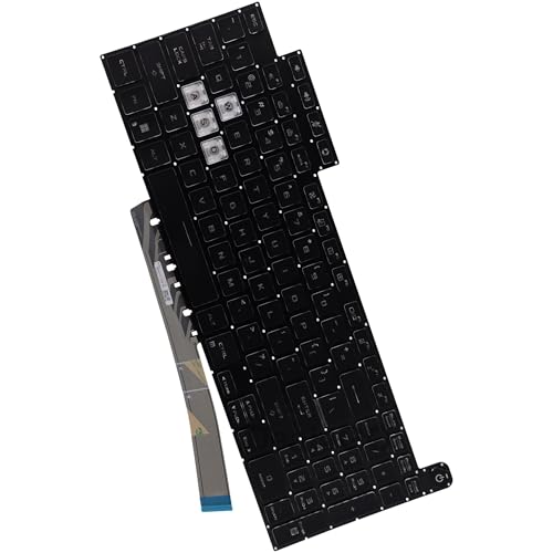 Deal4GO �o�b�N���C�g�L�[�{�[�h �����p ASUS TUF Gaming FX507 FA507 FX517 FX707 FA707 FX577 FX507ZC-ES5 FX517ZM-AS733�p - �u���b�N