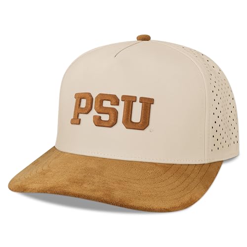 Legacy NCAA Officially Licensed Baseball Hat, Penn State Nittany Lions, Lightweight Cap for Men & Women, Cut Above Adjustable (Cut), Stone/Camel Suede, One Size Fits Most, Snapback Closure by Legacy - Used condition - US$25.58