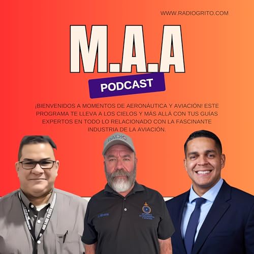 Momento de Aeronáutica y Aviación Podcast Por Jimmy Rivera; Alexis Silva arte de portada