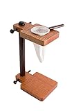 Premium Stand Drip Pour Over Coffee Maker, Traditional Wooden Chorreador Handmade in Costa Rica, 1 Reusable Cloth Filter (Colador,Bolsita) Included