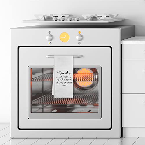 Farmhouse Family Definition Kitchen Towels Dishcloths,Family Love Decorative Dish Towels Hand Towels Tea Towels, For Mom,Gifts For Adults Women Teens,Best Housewarming Gifts #TOP2