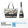 Evengigy Sheet Music print Waterproof Beach Tote Pool Bags for Women Large Gym Tote Carry On Bag for Travel #5