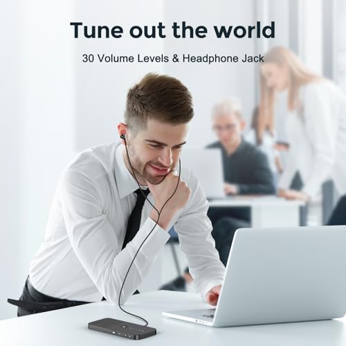 Buffbee Go Portable Sound Machine, 10 Soothing Sounds for Sleeping, White Noise, Nature Sounds, Rechargeable Battery, 28+ Hours Operation, Headphone Jack, Sound Therapy for Travel, Home - Image 6