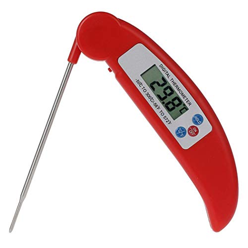 Digital Food Thermometer Instant Read Foldable Probe Kitchen Chef for Poultry Meat Turkey