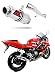 CBR 600 F4 i Escape Moto Deportivo GP I Silenciador Dominator Exhaust Racing Slip-on 2001 2002 2003 2004 2005 2006