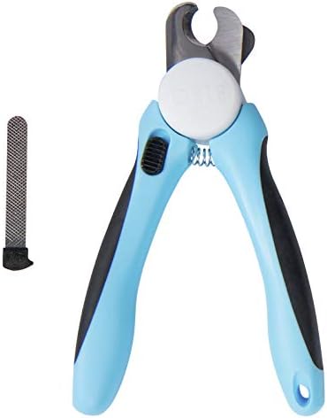 PetHse Professional Dog & Cat Nail Clippers and File, with Safety Guard to Avoid Over Cutting, Home Grooming Cutter Clipper Tool for…