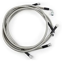 48RE Transmission Cooler Hoses Lines Kit SS Fits for 2003-2007 Dodge Ram 2500/3500 Cummins 5.9L 48RE Transmission