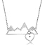 White mountain pendant