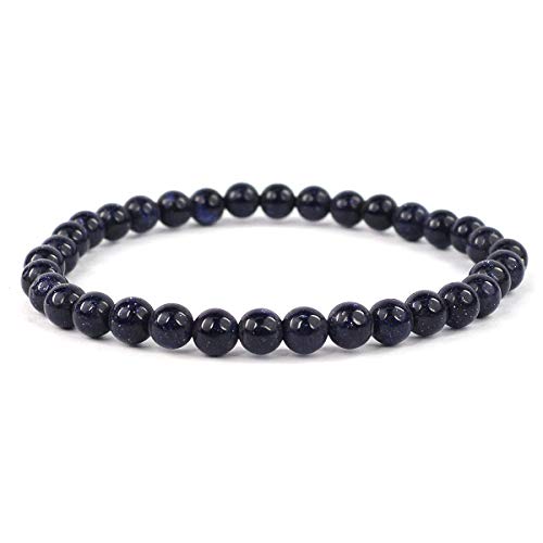 Image of Reiki Crystal Products Natural Crystal Stone Bracelet 6 mm Round Beads for Men & Women | Gemstone Jewellery Bracelet | Reiki Charged | Multiple Stone Variants Available