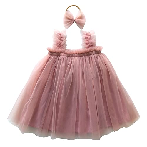 Baby Girl Tulle Tutu Dress Toddler Girls Birthday Party Dress Princess Outfit Little Girl Tulle Skirt
