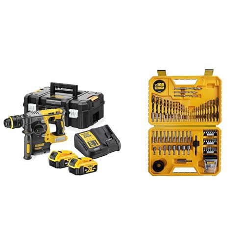 DEWALT DCH273P2T-QW, perforateur SDS-Plus sans fil, 18V, 5 Ah