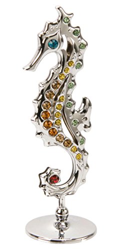Bargains-Galore Figurine avec cristaux de SWAROVSKI, Figurine de Crystocraft SEA HORSE