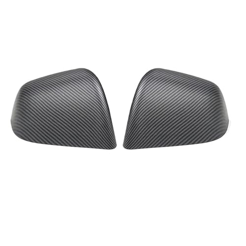 Couverture rétroviseur voiture Tesla Model Y 2019-2024 protection latérale carbone mat