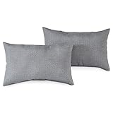 Greendale Home Fashions 2-Pack Outdoor 19x12 inch Rectangle Decorative Throw...
