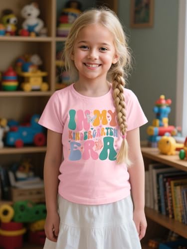 Image of Kindergarten Shirt for Girls First Day of Preschool Shirt Back to School T Shirt Summer Short Sleeve 3-7 Years