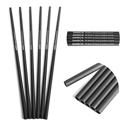Tiro con Arco Flechas Tiro con Arco Flechas de Carbono Flechas de Caza para Objetivos de Caza Arco recurvo Arco Compuesto Arco Tradicional Práctica de Tiro al Aire Libre (17inch, 6pc) Cover