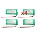 4 Fenzer Rechargeable Cordless Phone Batteries for Vtech 6030 6031 6032 6041 6042 6052 6053 Cordless Telephone Battery Replacement Packs