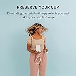 Pixie Menstrual Cup Steam Cleaner - Wash Your Cup + Kill 99.9% of Germs with Cleanser Steam for Feminine Care - 3 Minutes and Your Period Cup is Sterile! Automatic Shut Off - FSA Eligible (White) - Image 5
