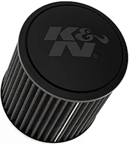 K&N Filtro de aire universal con abrazadera Alto rendimiento, Premium, lavable, Filtro de repuesto Diámetro de la brida 3 in, Altura del filtro 6