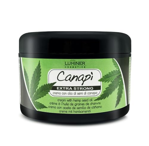 Luminer Crème Massage Huile de graines de chanvre 200ml – Arnica et...