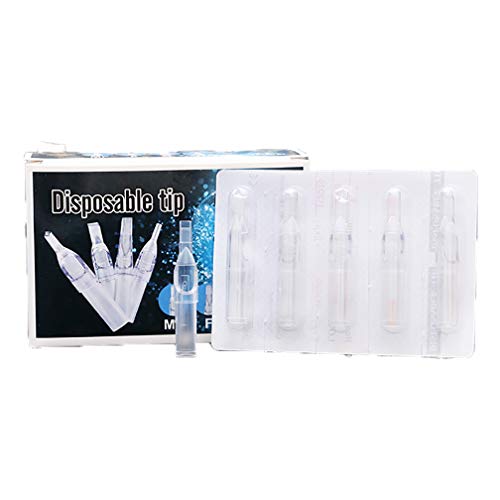 Consejos 50PCS disponibles del tatuaje, transparente R surtidos tatuaje Consejos Tubos, Grips Sterileze Consejos para tatúan agujas RL (7R)