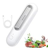 Ozoori Kühlschrank Deodorierer, Kühlschrank-Deodorizer, wiederaufladbarer Geruchsneutralisierer Ozongenerator 2 Modi, Mini-Geruchsentferner Maschine, Elektrischer Luftreiniger (Silber)