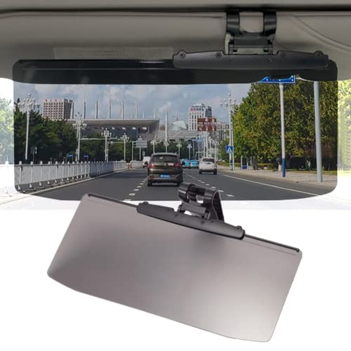 YlRNhe Extension Pare Soleil Voiture, Rallonge Pare Soleil Voiture Anti-eblouissement, Réglable Prolongateur Pare-soleils pour Pare-Brise Avant Auto, pour Conducteur ou Passager, 12,99''x5,7'' Cover