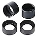 KOPPACE 2 Pairs of Binocular Eyepiece Eye Protection Eye Mask, Universal Rubber Eye Mask, Stereo Microscope Goggles Cover, Inner Diameter 36mm, Oblique/Flat, Each Pair